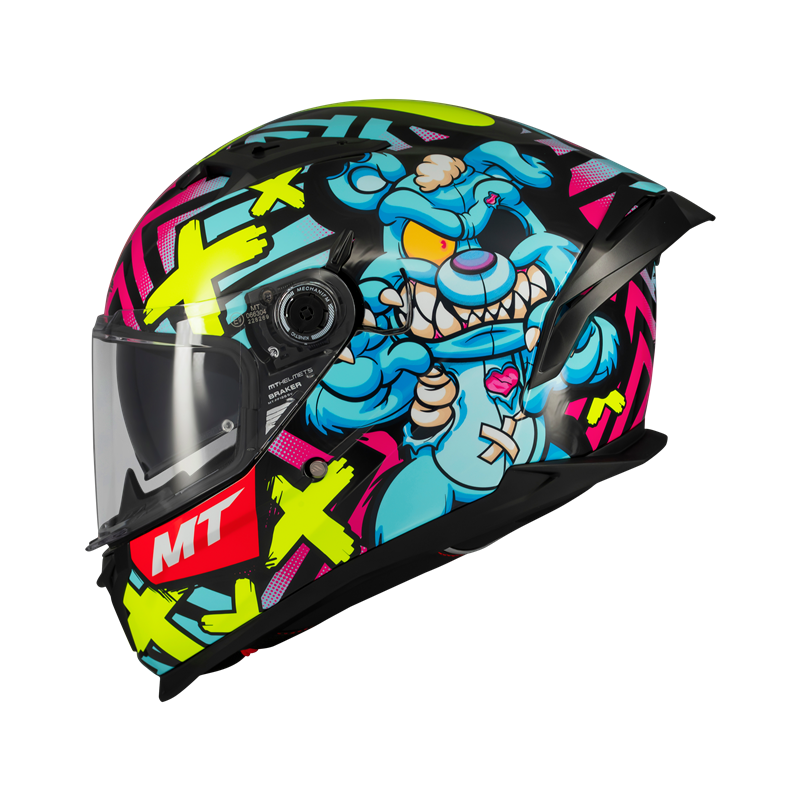 MT HELMET FF128SV Braker SV Crazy Teddy B7 Gloss