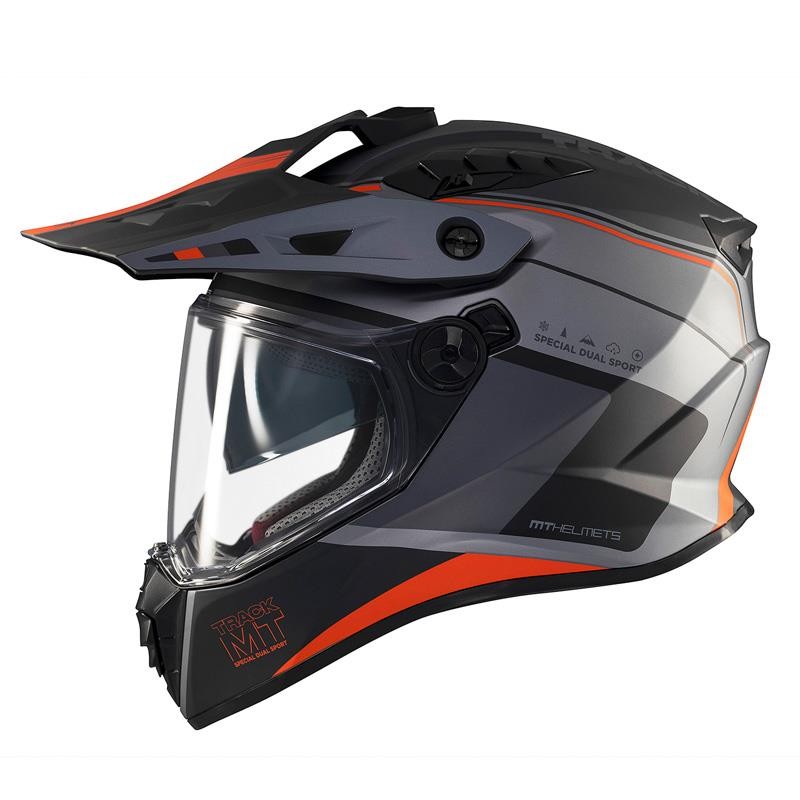 MT HELMET HS218SV Track SV Aries C4 Matt