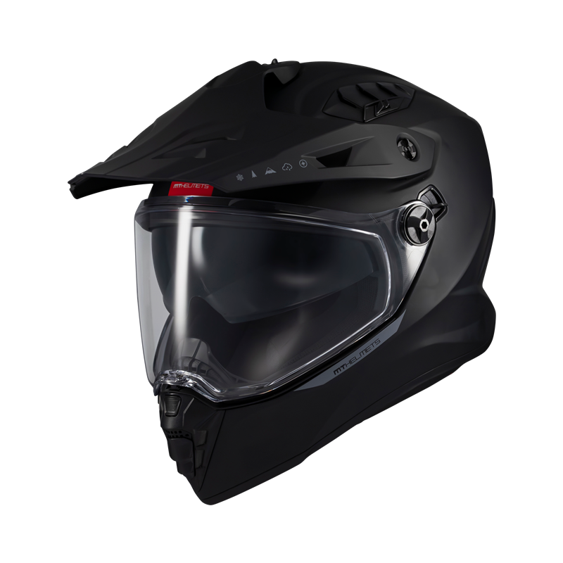 MT HELMET HS218SV Track SV Solid A1 Noir Mat