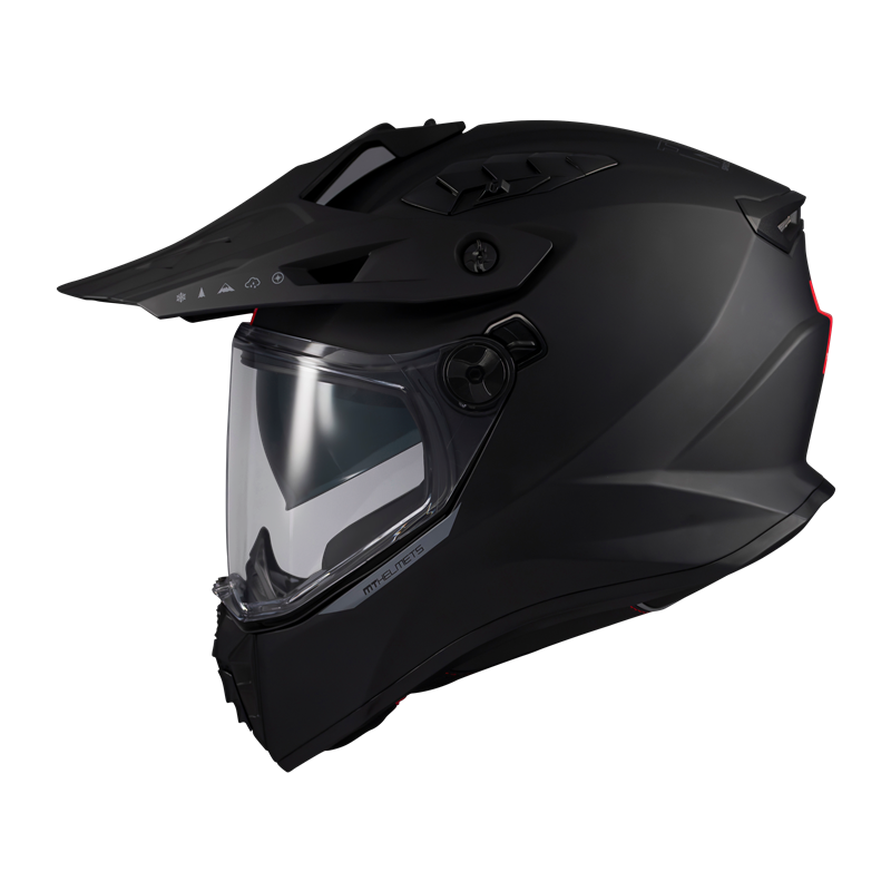 MT HELMET HS218SV Track SV Solid A1 Noir Mat