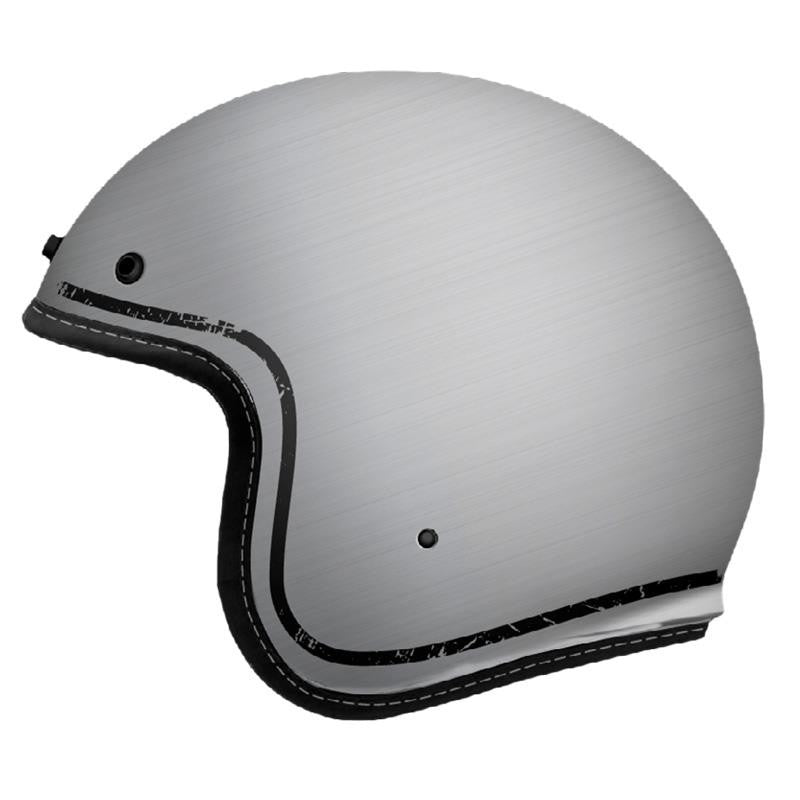 MT HELMET OF507SV B Le Mans 2 SV S Scratched Chrome A2 Matt