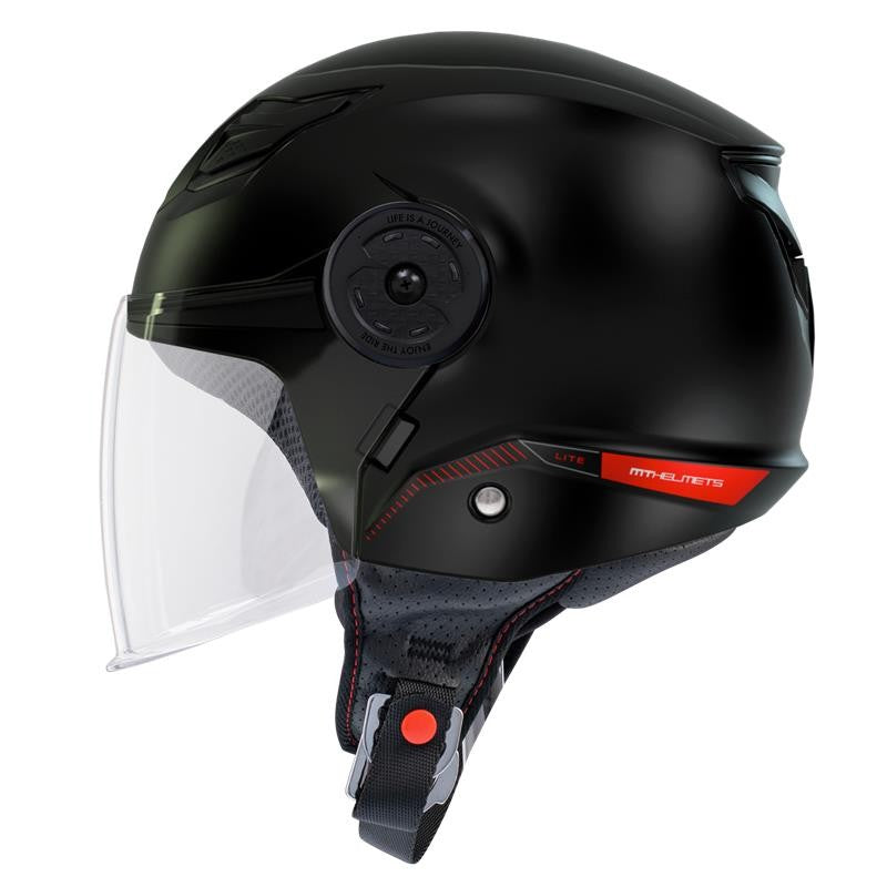 MT HELMET Lite Solid A1 Matt Black