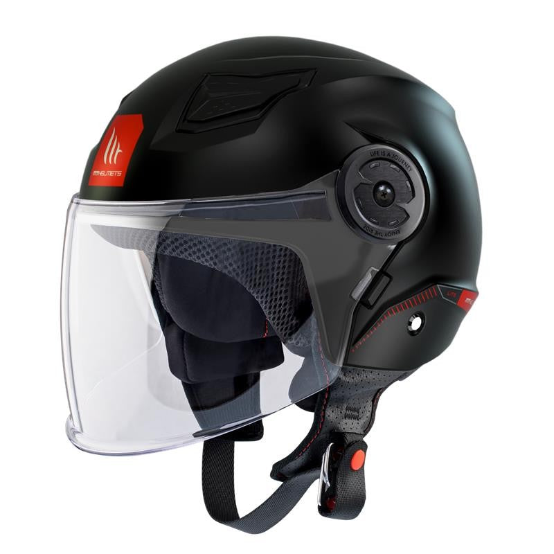 MT HELMET Lite Solid A1 Matt Black