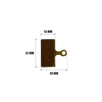 Plaquettes de frein metalliques Shimano B01S