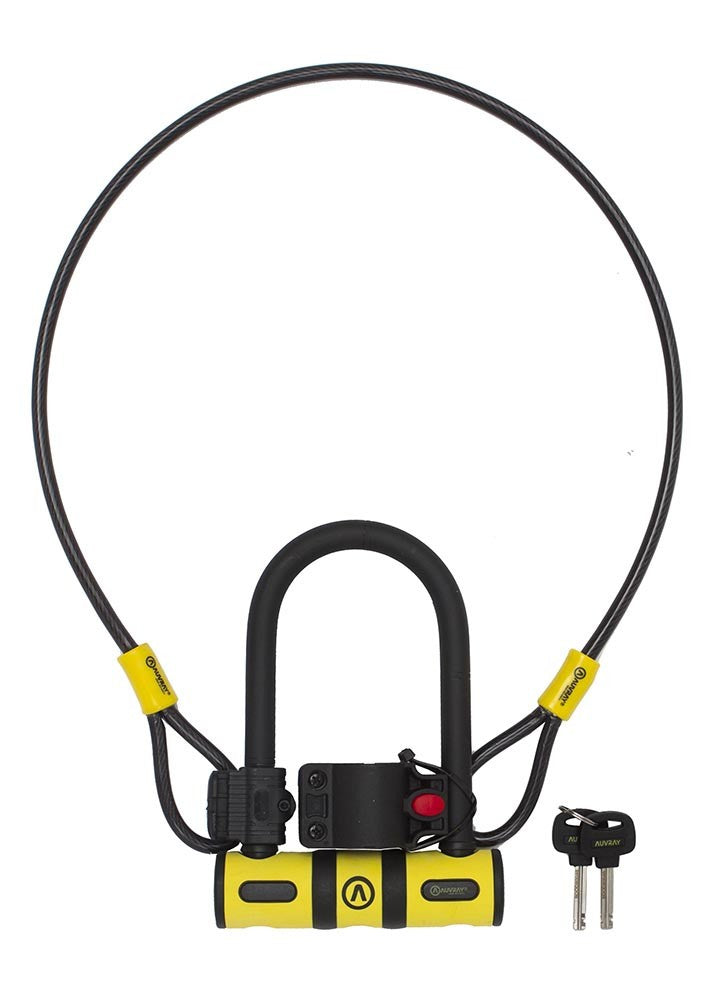 Antivol en U avec câble Auvray U BIKE