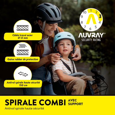 SPIRALE COMBI Antivol spirale haute sécurité