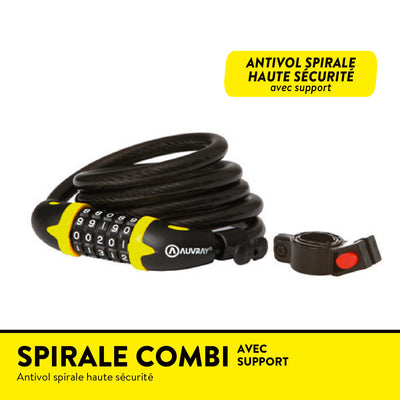SPIRALE COMBI Antivol spirale haute sécurité