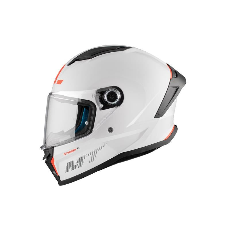 MT HELMET Stinger 2 Solid A0 Gloss Pearl White