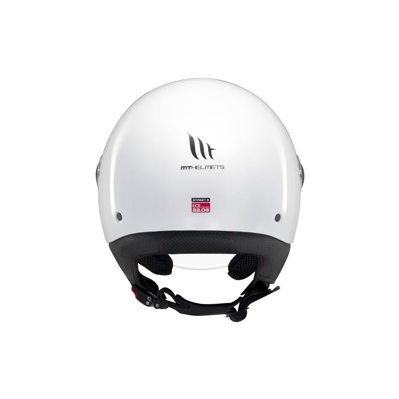 MT HELMET Street S Solid A0 Gloss White