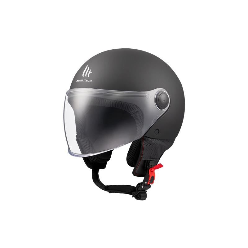 MT HELMET Street S Solid A1 Matt Black
