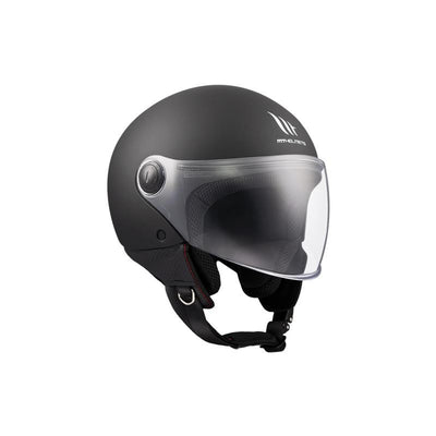 MT HELMET Street S Solid A1 Matt Black