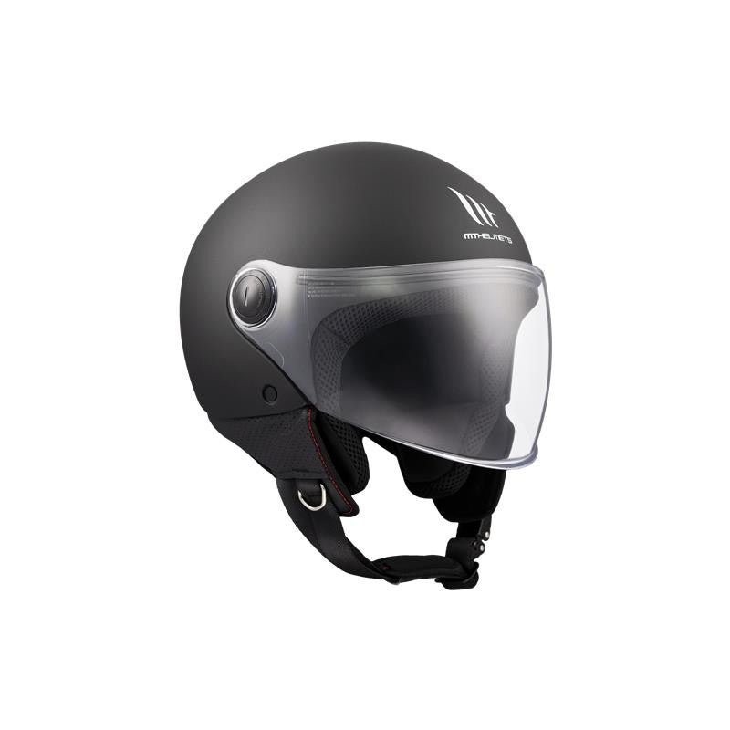MT HELMET Street S Solid A1 Matt Black
