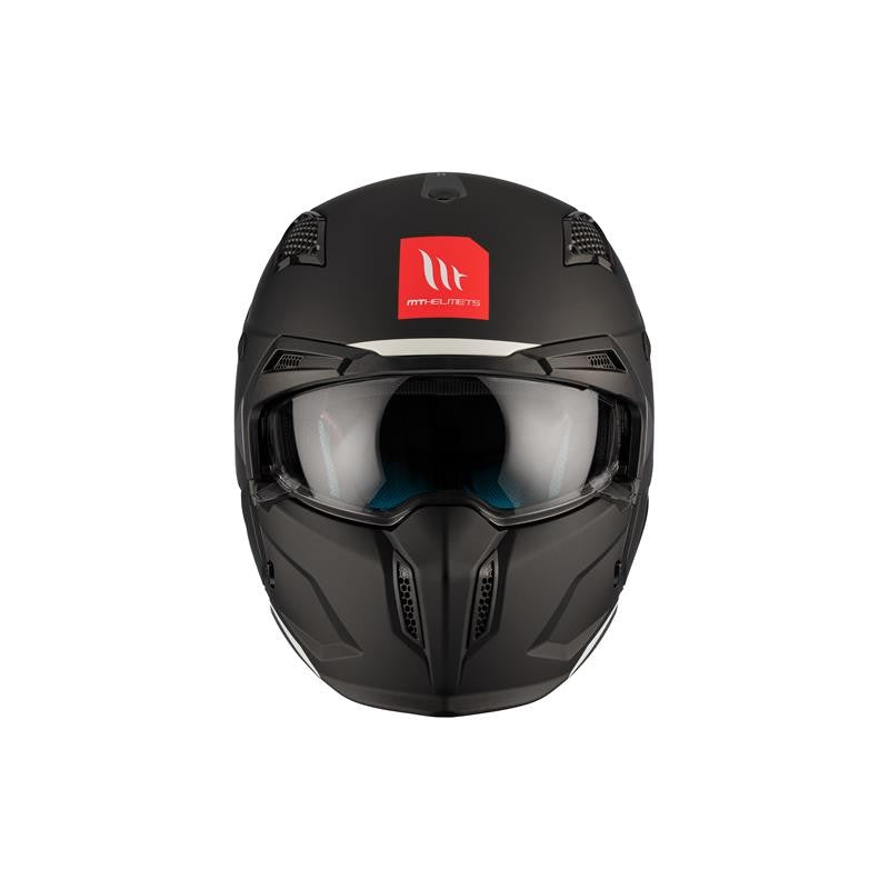 MT HELMET STREETFIGHTER SV S Solid A1 Matt Black