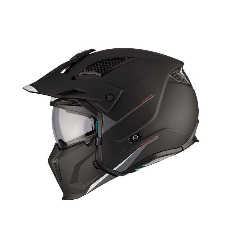 MT HELMET STREETFIGHTER SV S Solid A1 Matt Black