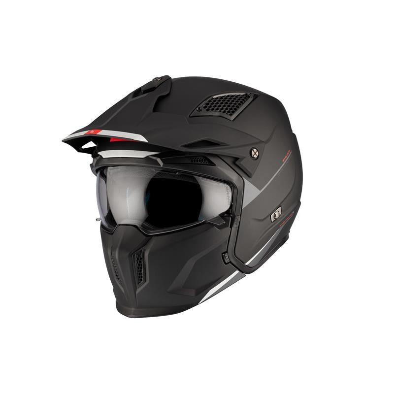 MT HELMET STREETFIGHTER SV S Solid A1 Matt Black