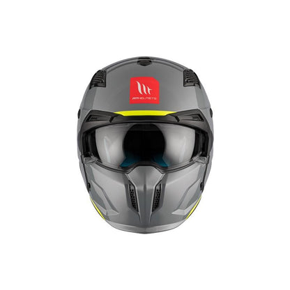 MT HELMET STREETFIGHTER SV S Solid A22 Gloss Grey
