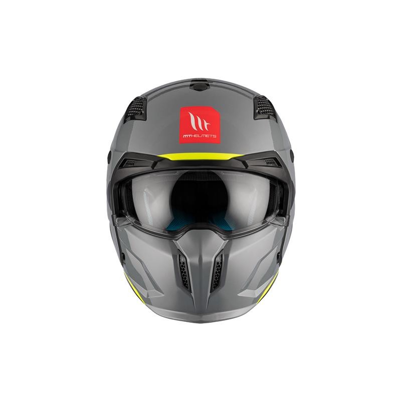 MT HELMET STREETFIGHTER SV S Solid A22 Gloss Grey