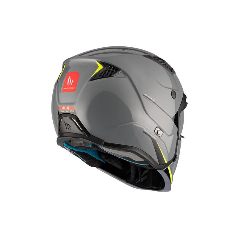 MT HELMET STREETFIGHTER SV S Solid A22 Gloss Grey
