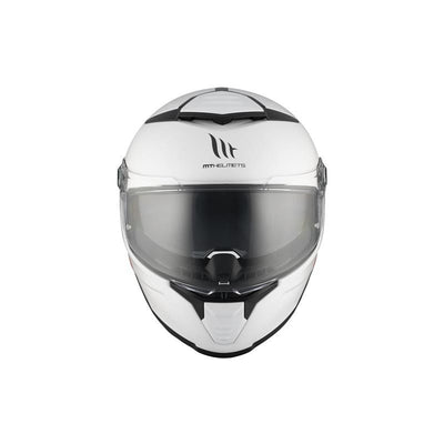 MT HELMET Thunder 4 SV Solide A0 Gloss Pearl Blanche