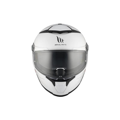 MT HELMET Thunder 4 SV Solide A0 Gloss Pearl Blanche