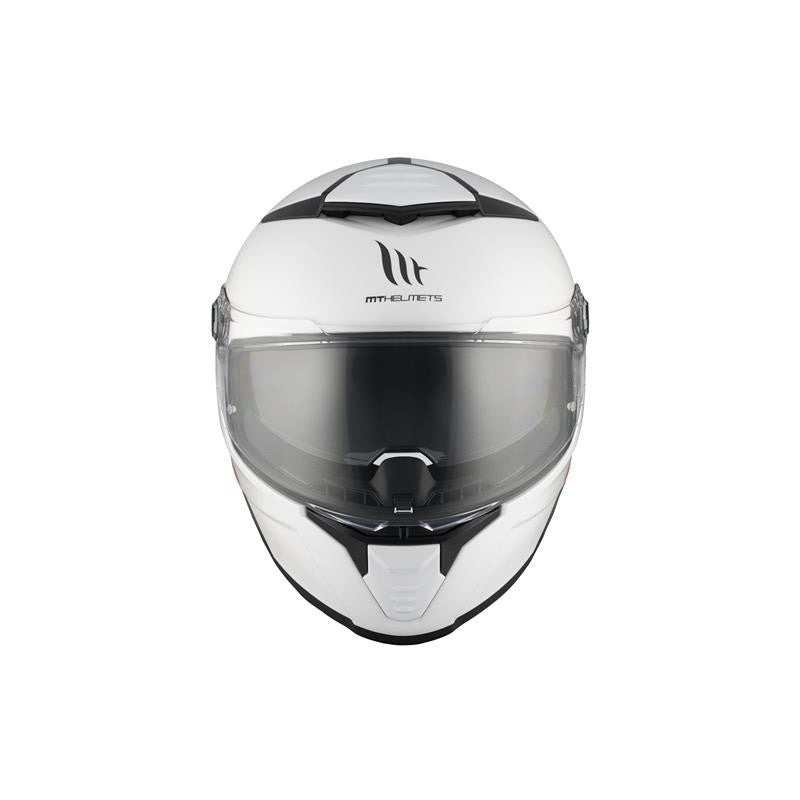 MT HELMET Thunder 4 SV Solide A0 Gloss Pearl Blanche