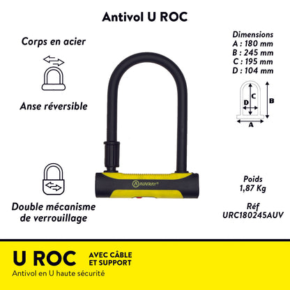 U ROC avec câble et support