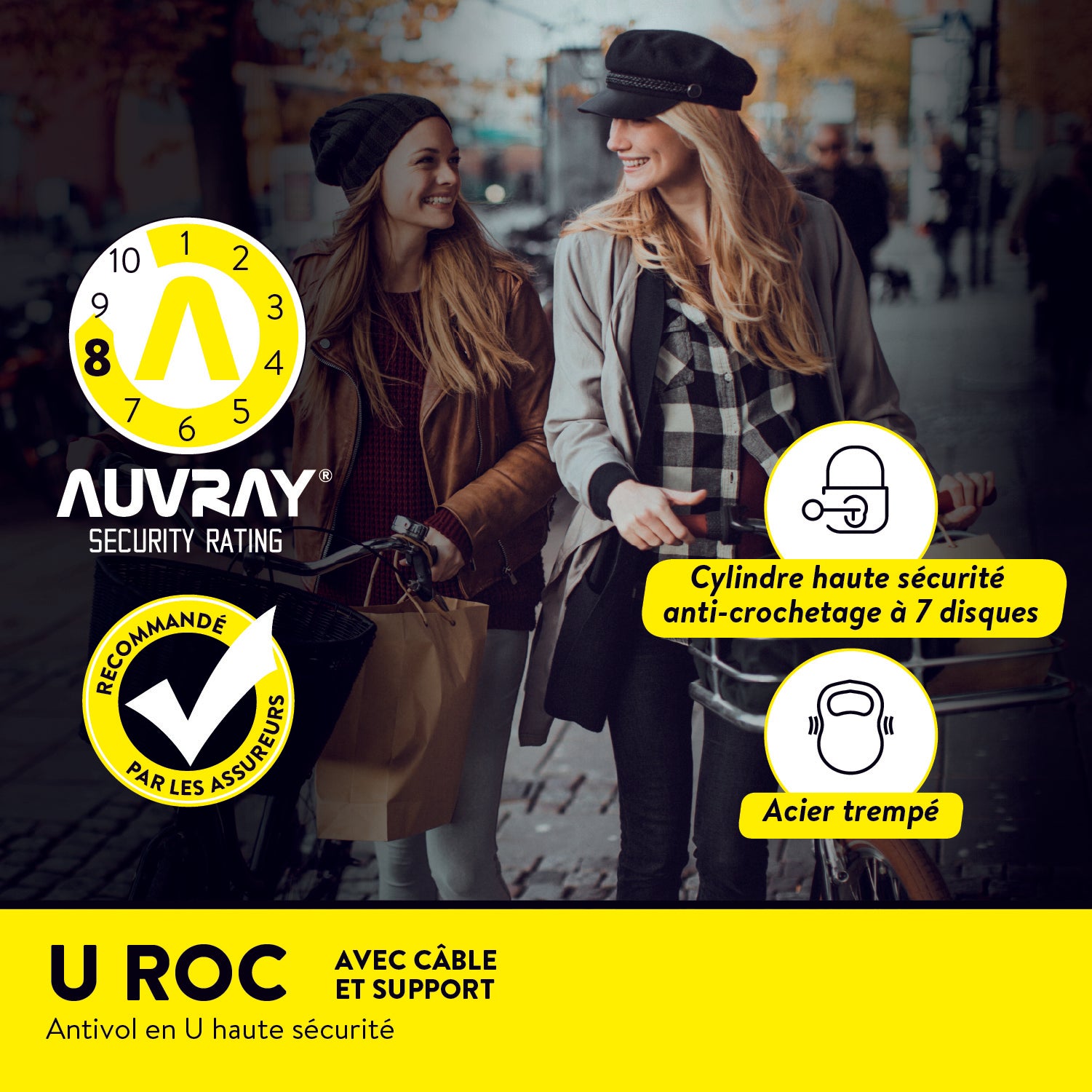 U ROC avec câble et support