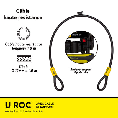 U ROC avec câble et support