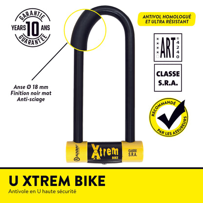 Antivol en U Auvray XTREM BIKE 150
