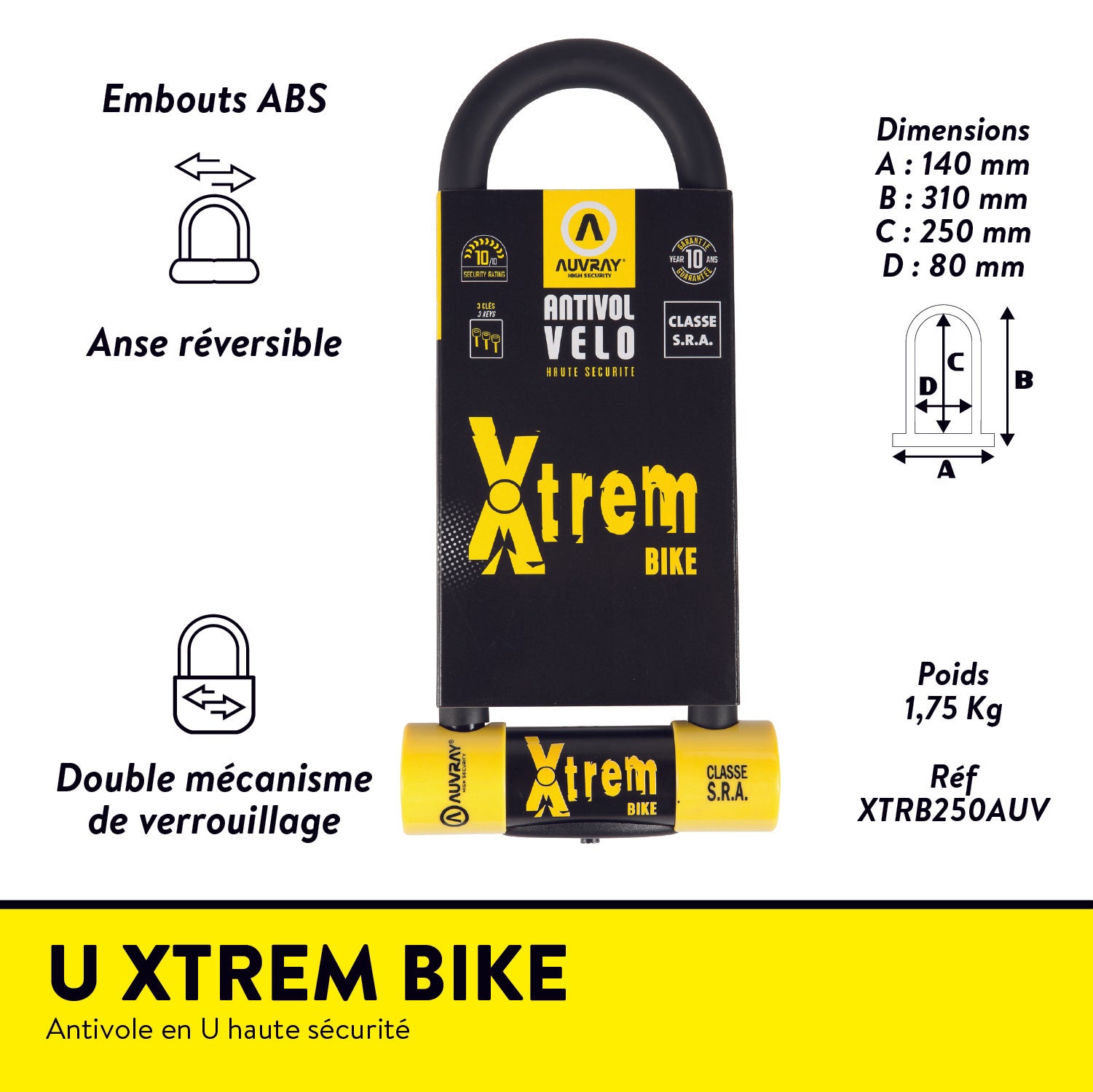 Dimensions U XTREM BIKE