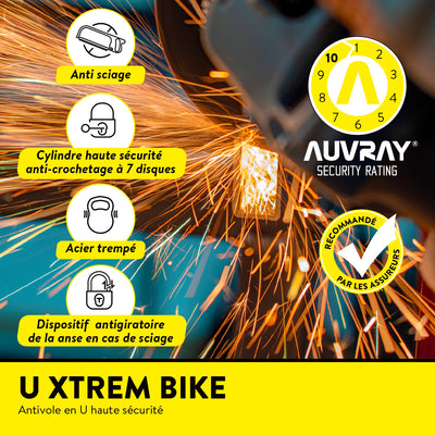 Antivol AUVRAY U XTREM BIKE
